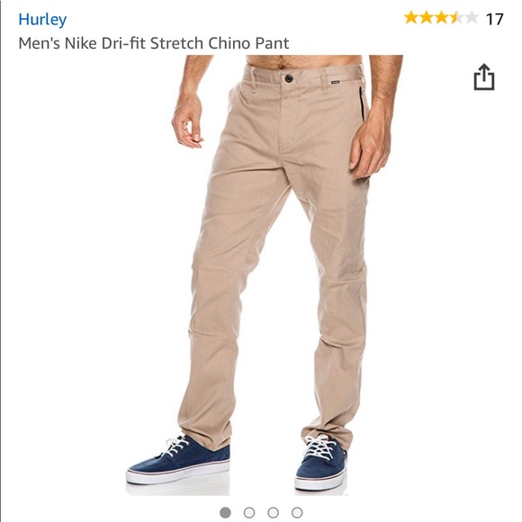 hurley khaki pants